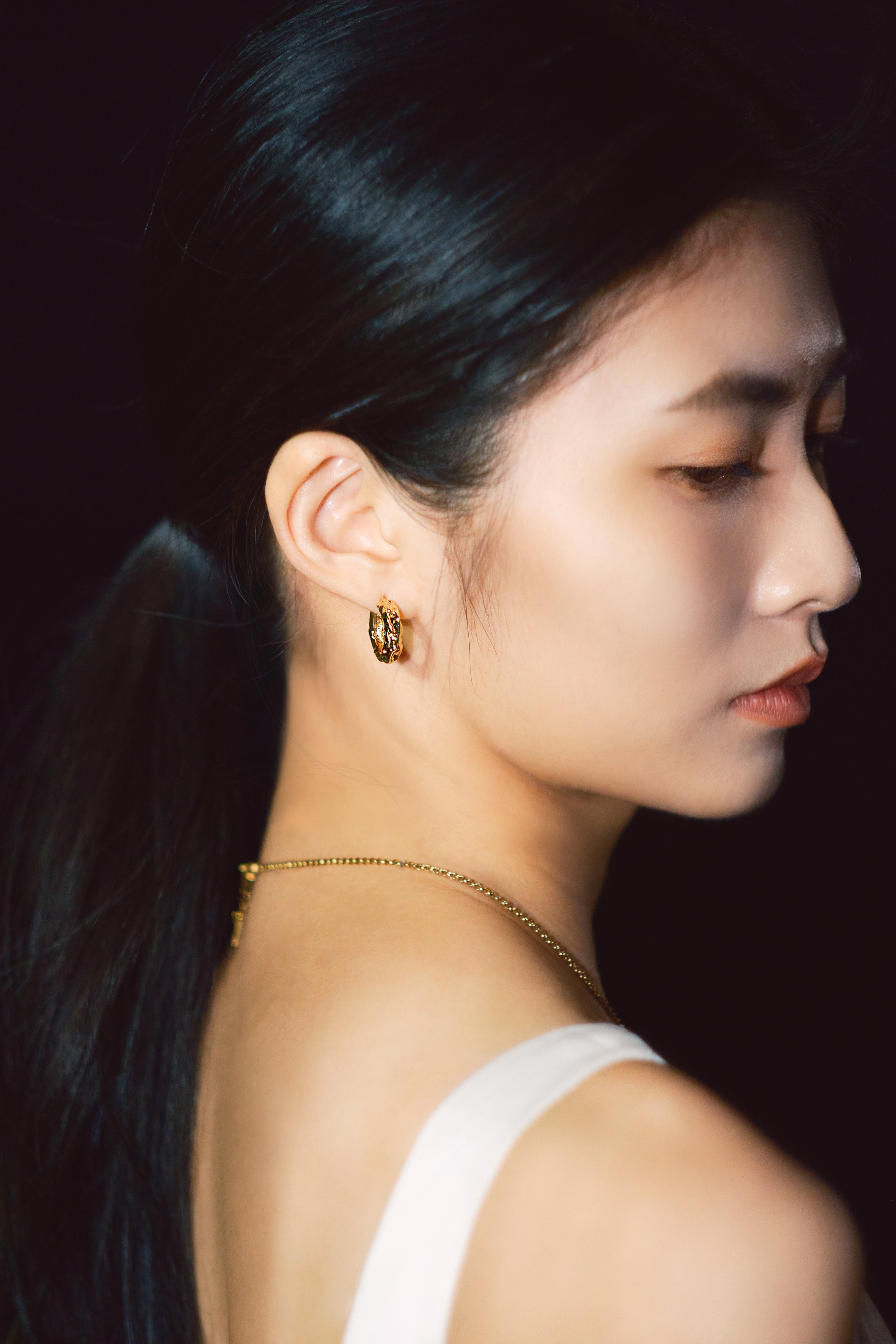 礁 (Jiāo) Reef Earring
