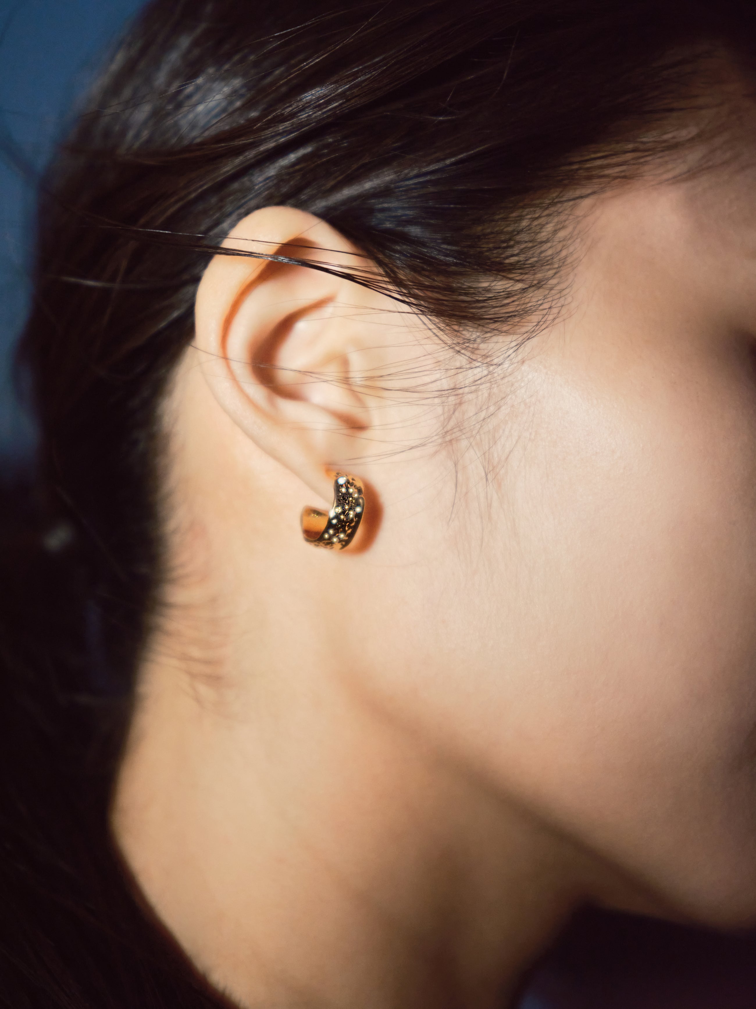 砂 (Shā) Gravel Earring